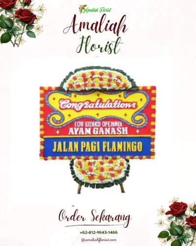 Bunga Papan Congratulation di Tengguli